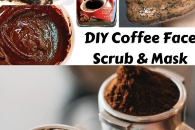DIY Coffee Scrub & Mask ☕✨ Remove Suntan, Dark Spots & Signs of Aging – For Bright, Radiant Skin