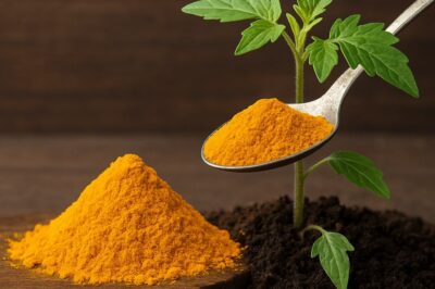 Gardening Hack Alert! Pour Turmeric on Your Plants and Get Ready for a Miracle! Turmeric isn’t just for cooking; it’s also a gardener’s best friend! This golden spice has antibacterial and antifungal properties that can work wonders for your plants. From boosting growth to fighting off diseases, turmeric can be the secret ingredient your garden needs.