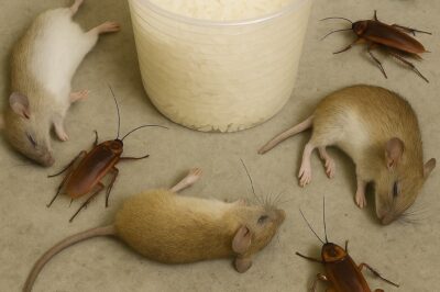 A Natural and Practical Solution: How to Deter Rats and Cockroaches with a Simple Homemade Remedy