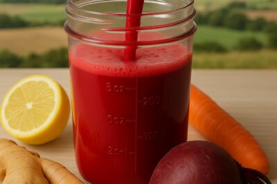 Boost your kidney health with this refreshing juice recipe! Combine beetroot, carrot, ginger, and lemon to create a natural remedy that supports kidney function and overall well-being.