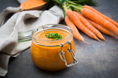 It’s fascinating with the wonderful benefits of carrots. Carrot soup that acts as a healing elixir for your digestive system. Filled with nutrients that promote digestion, reduce inflammation, and provide a sense of ease.