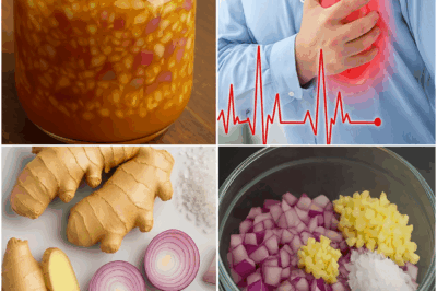 🍯💥 Most People Have No Clue What This Combo Can Do: Mix Honey, Lemon, Onion, Garlic & Ginger — Take Just ONE Teaspoon a Day and Watch What Happens to Your Body (It’s Honestly Wild 😳)